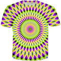 Green And Purple Illusion (ALL PRODUCTS) T-Shirt