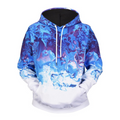 Blue Watercolor Hoodie