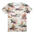 Cats Riding Sharks T-Shirt