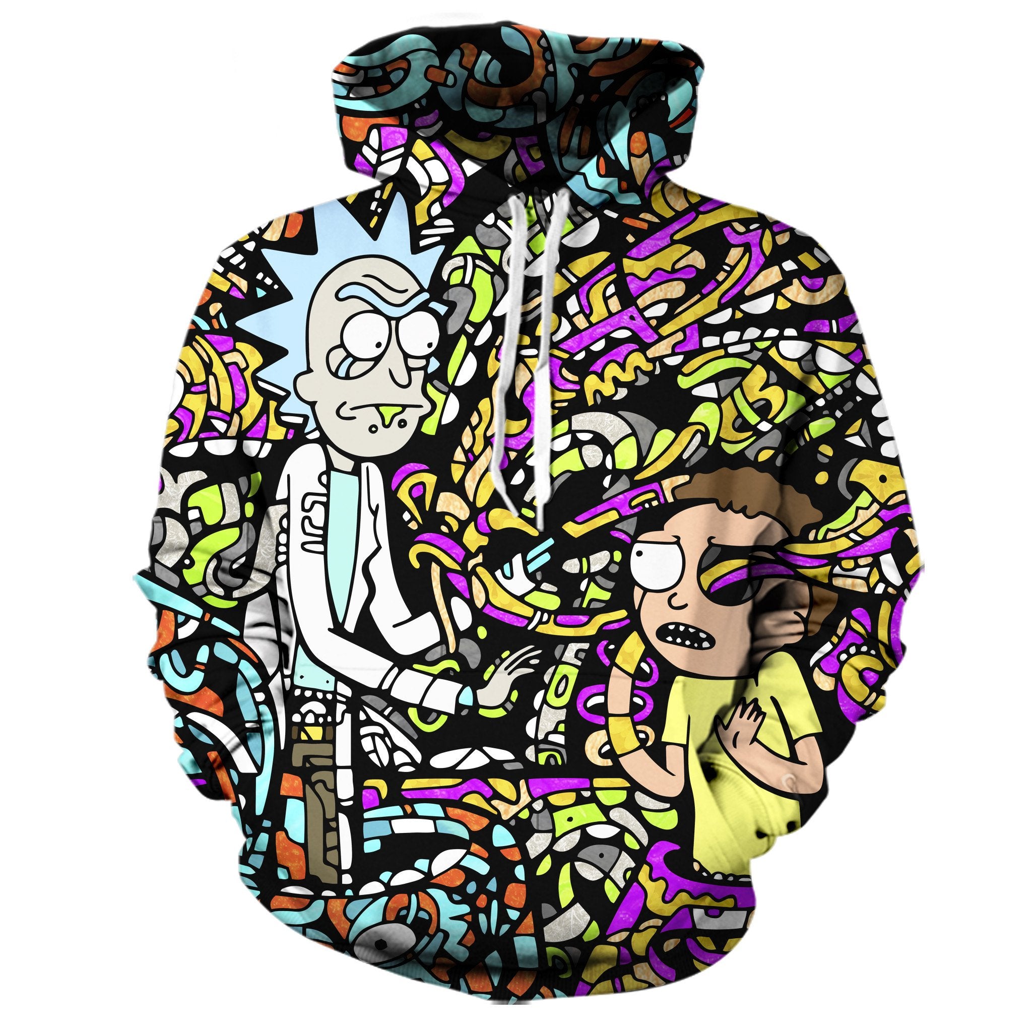 Rick and Morty Wrapped Up Hoodie