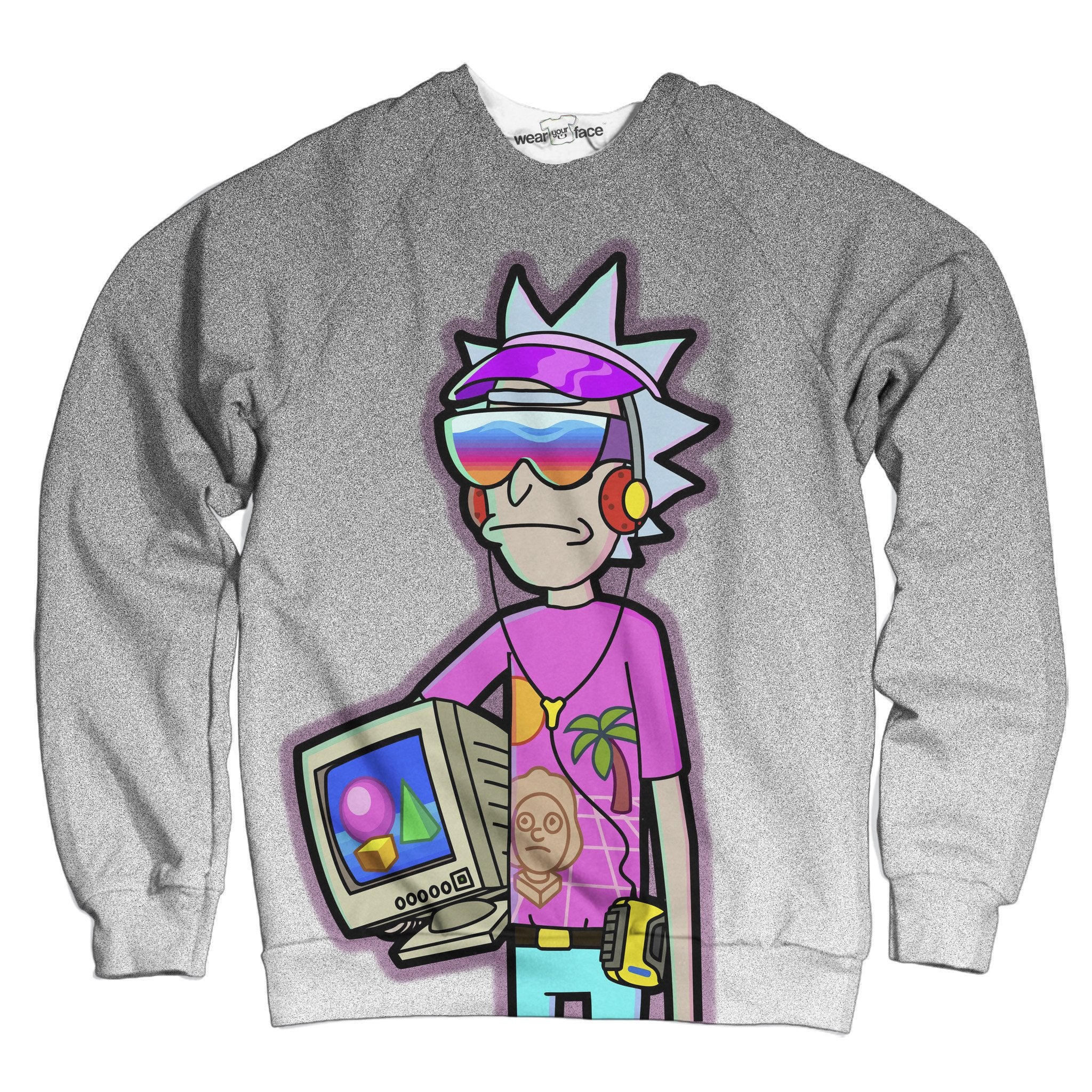 Vaporwave Rick Sweatshirt
