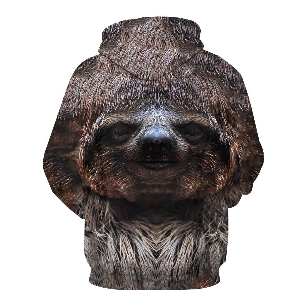 Sloth Face Hoodie