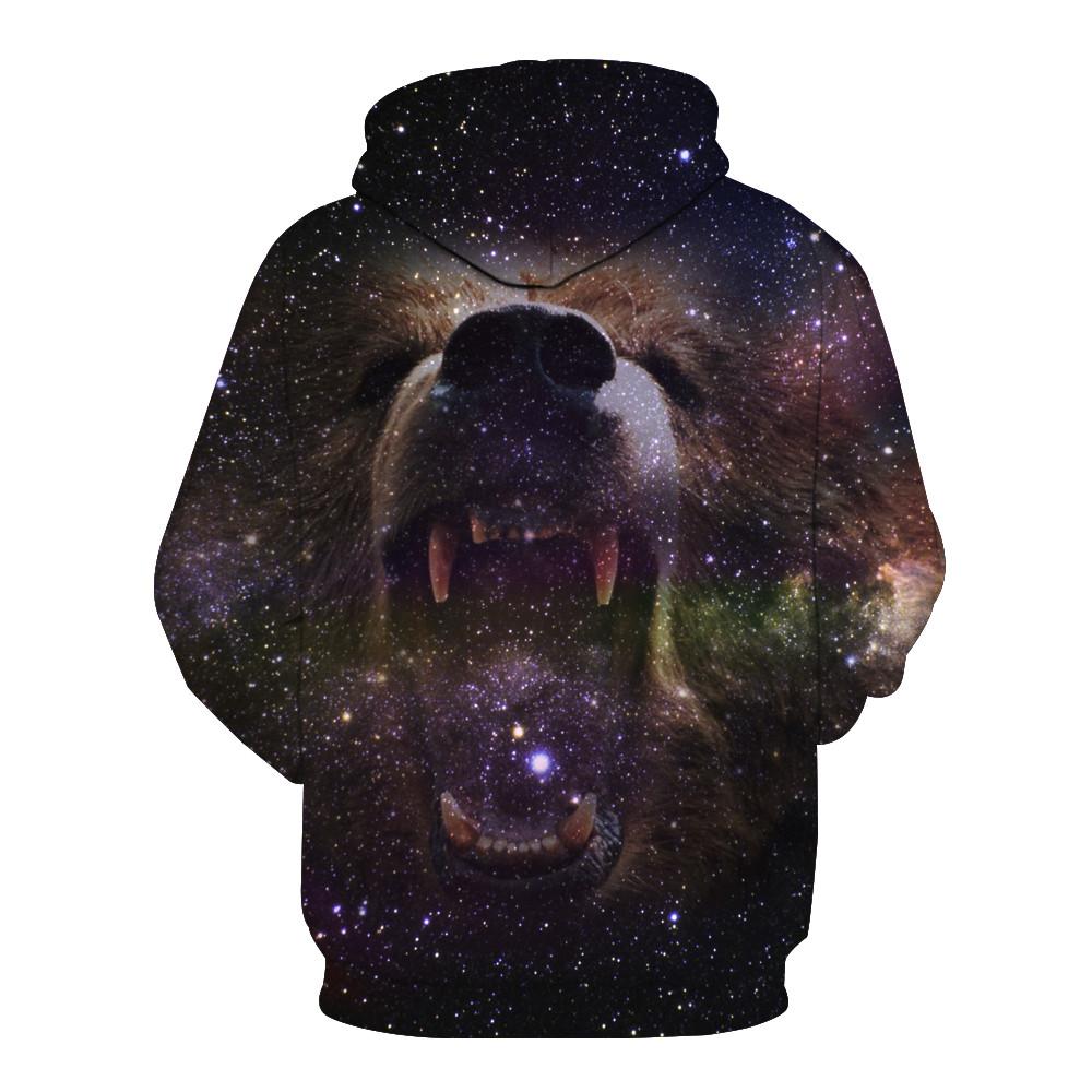 Bear In Space Hoodie