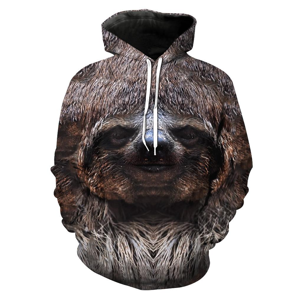 Sloth Face Hoodie