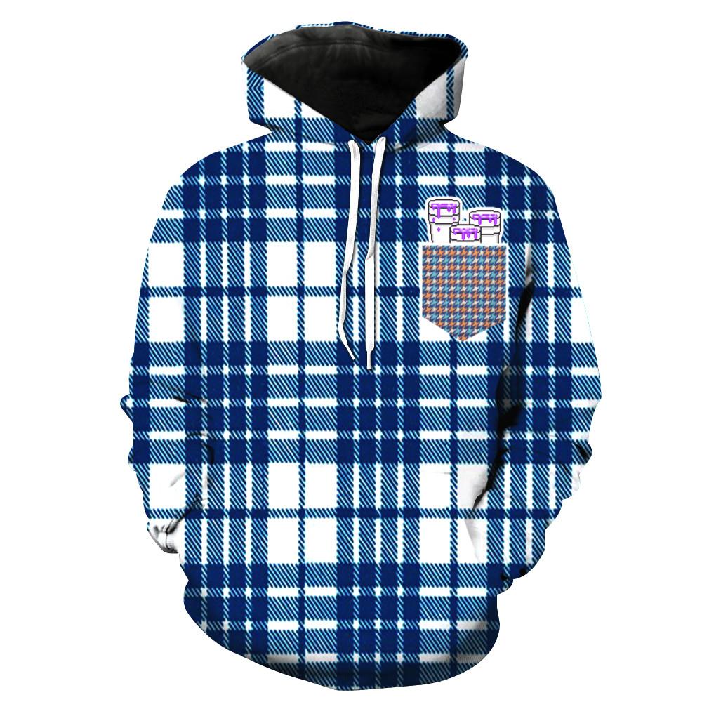 Pockets Of Lean Plaid Hoodie