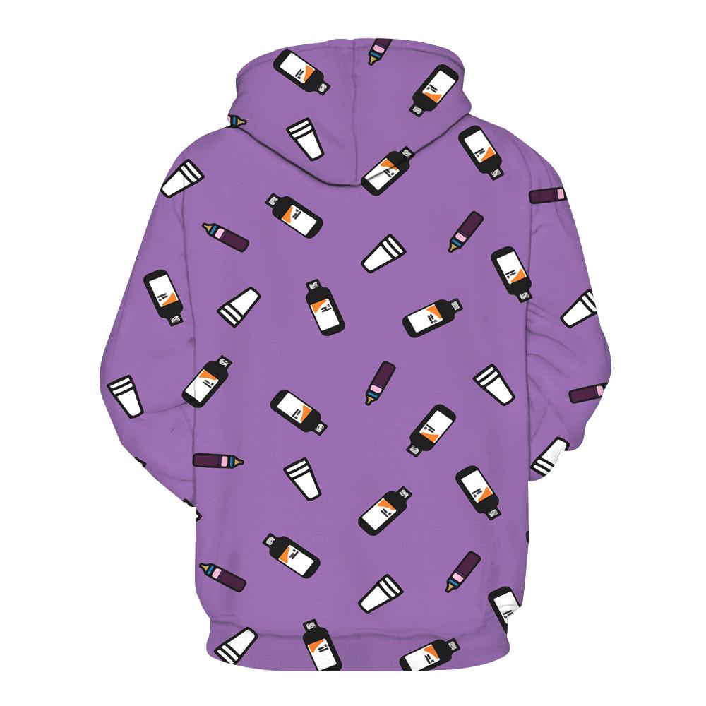 Baby Bottles of Lean and Styrofoam Cups Hoodie