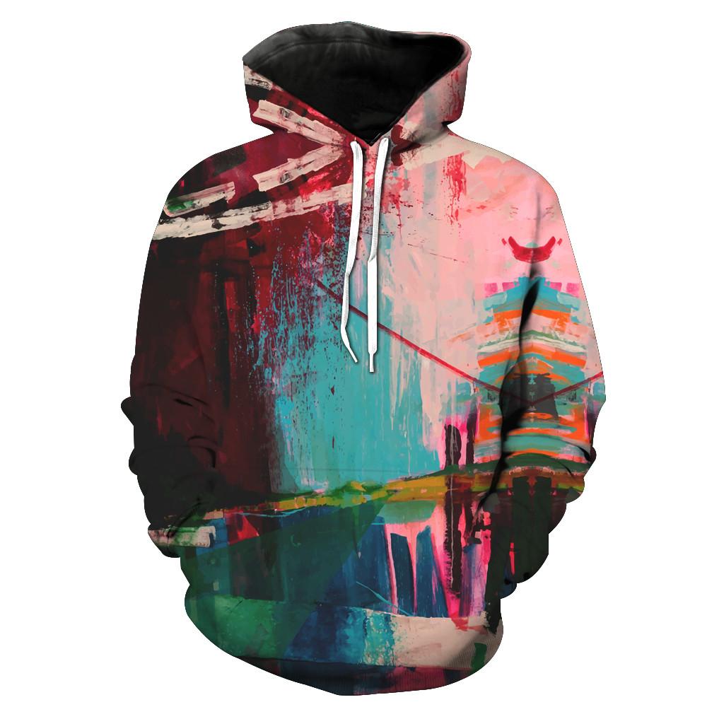 Oil Pastels Painting Hoodie
