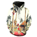 Kid Goku Climbing Tree with Master Roshi Hoodie