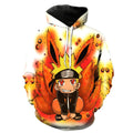 Kurama Naruto Chibi Hoodie