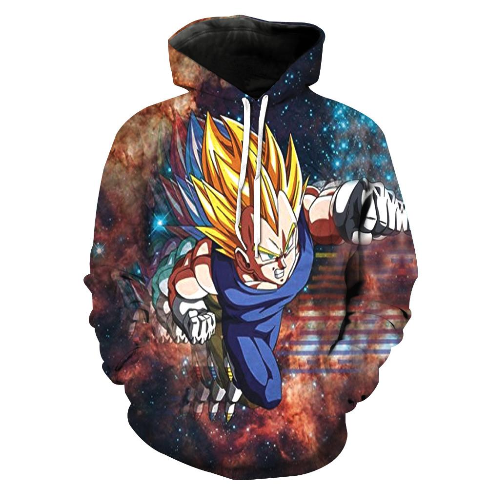 Super Saiyan Vegeta In Space Hoodie