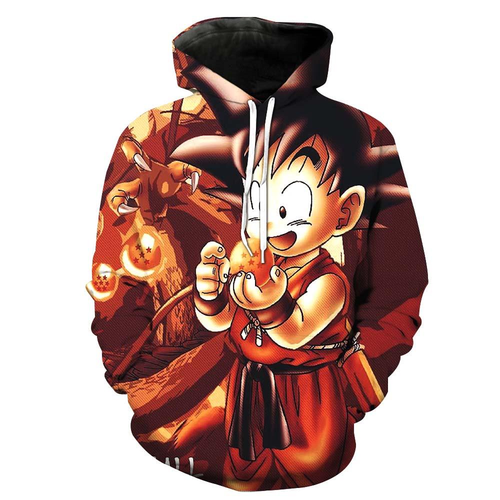 Kid Goku & The Dragon Balls Hoodie