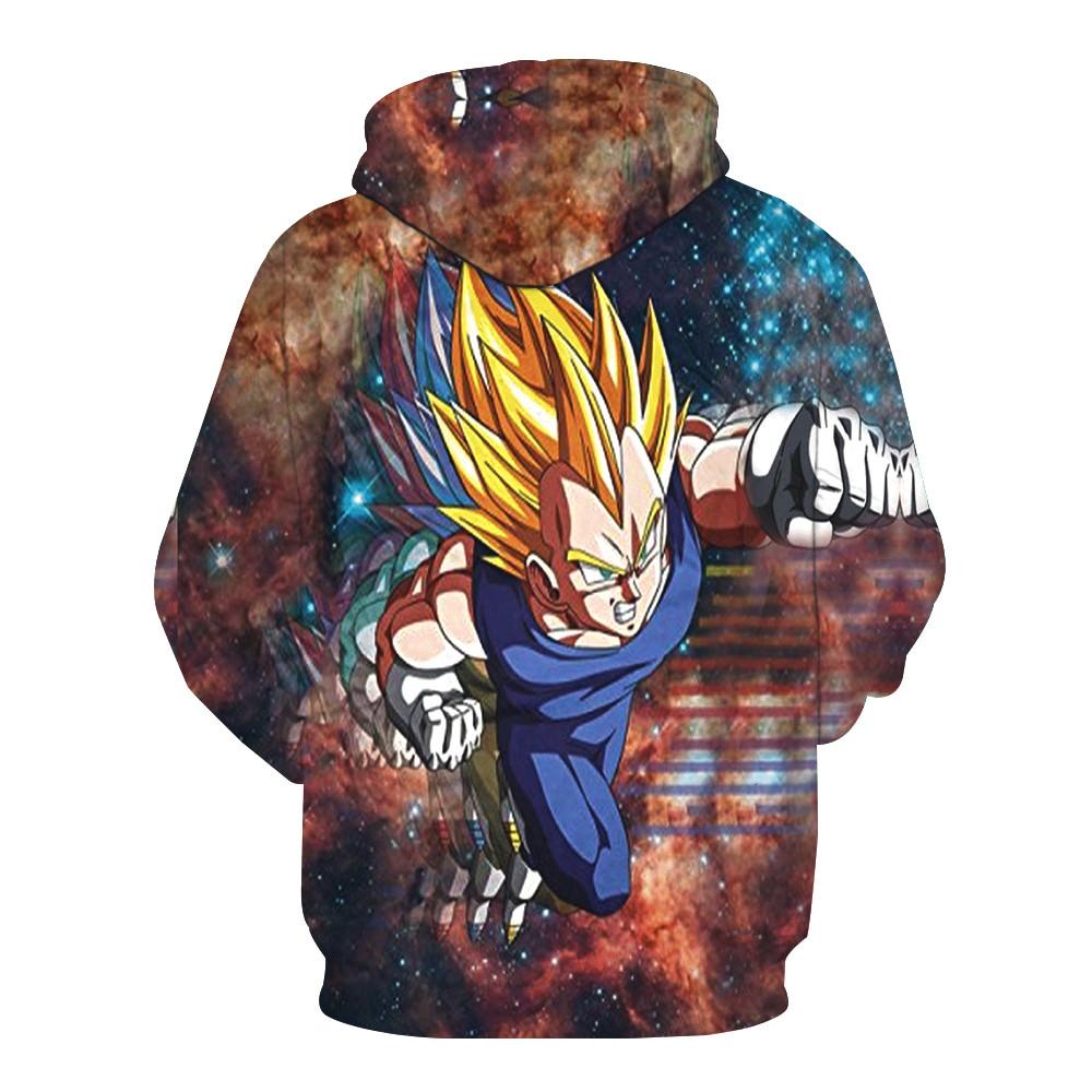 Super Saiyan Vegeta In Space Hoodie