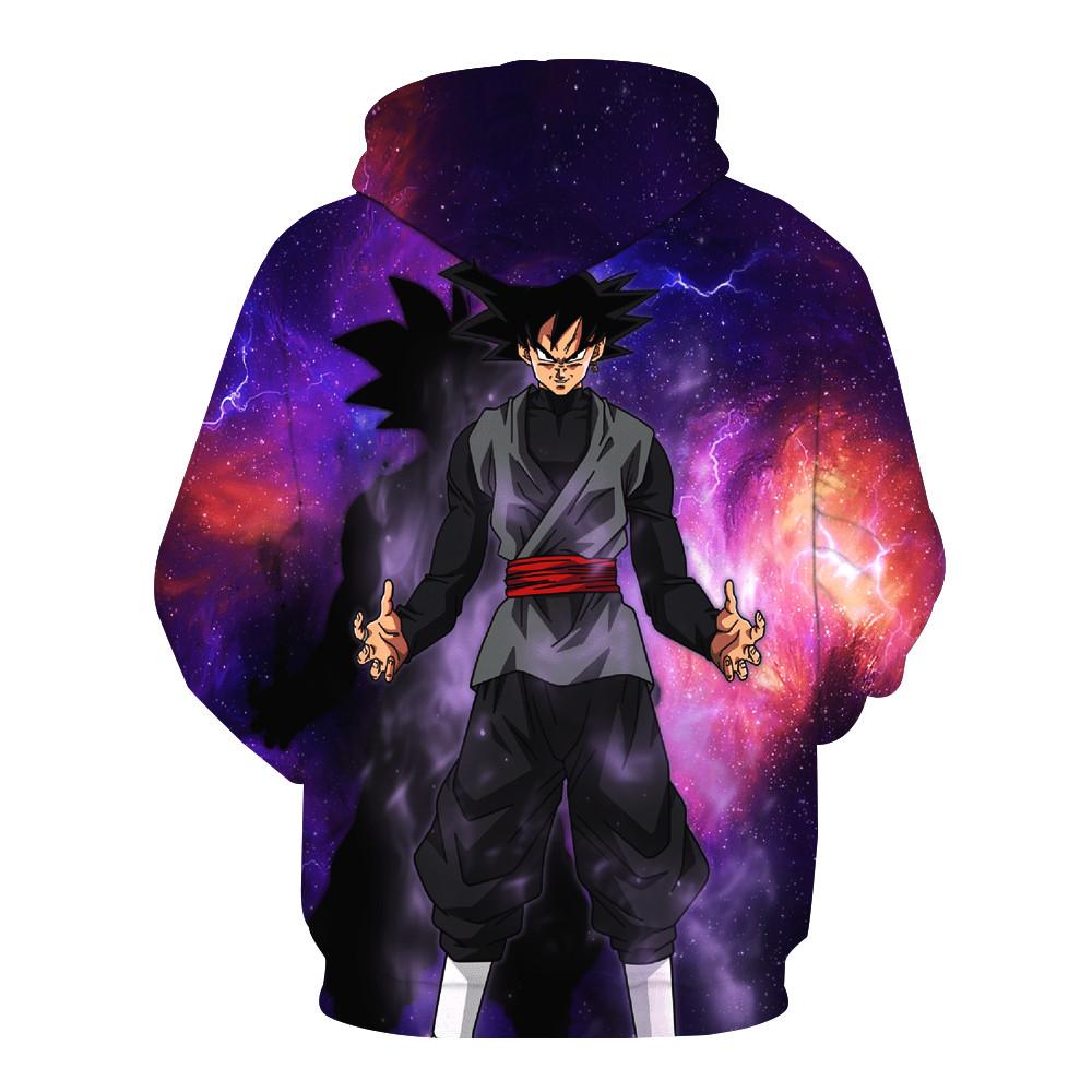 Evil Black Goku In Space Hoodie