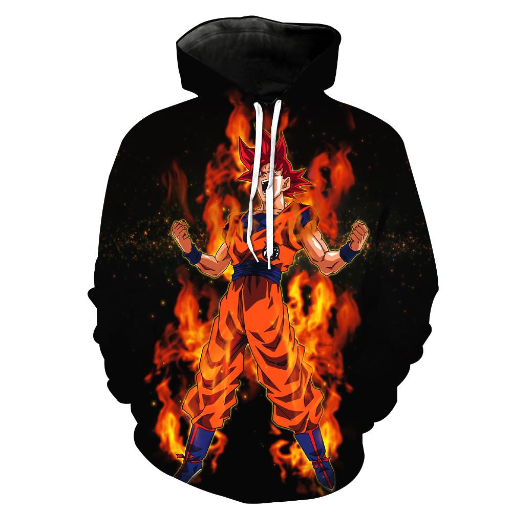 Super Saiyan God Goku Hoodie