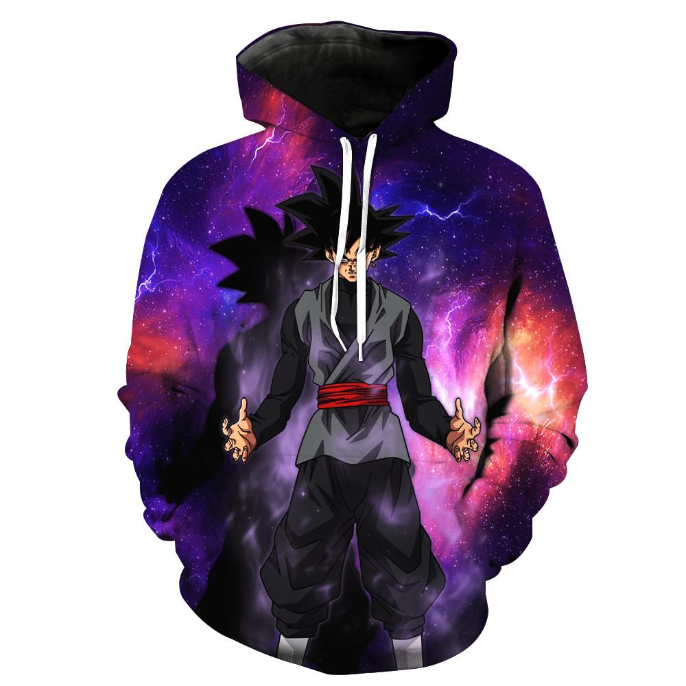 Evil Black Goku In Space Hoodie