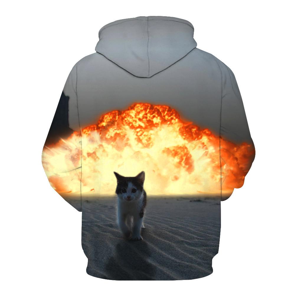 Action Cat Hoodie