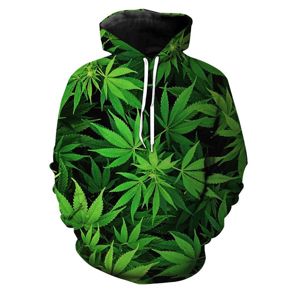 Weed Leaf Collage V2 Hoodie