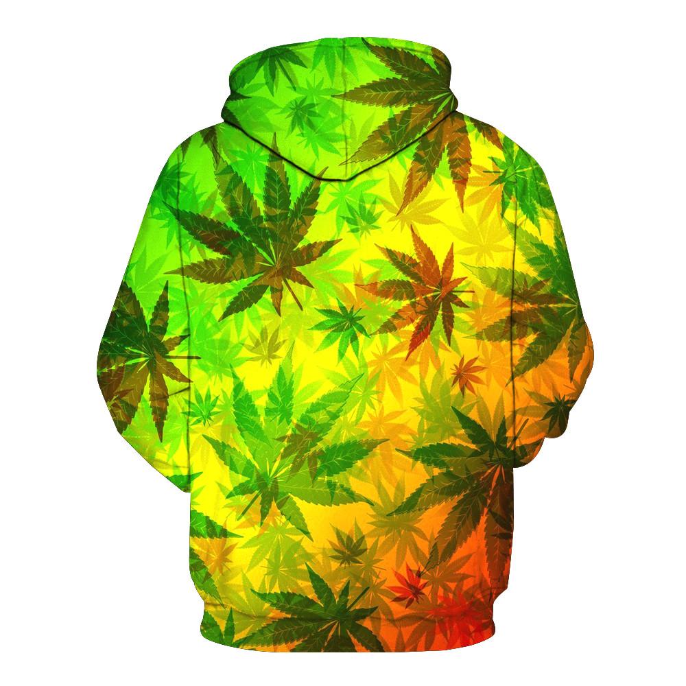 Weed Leaf Collage Hoodie