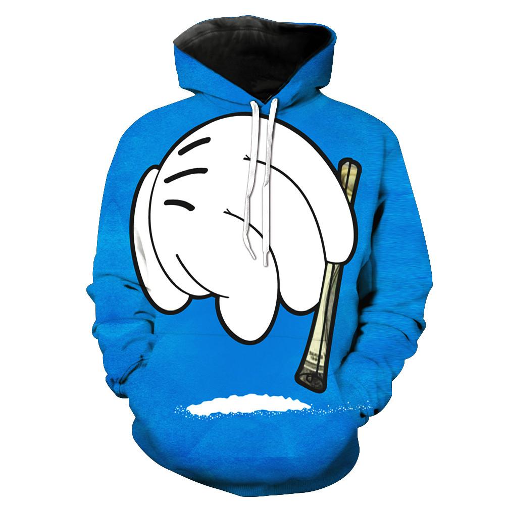 Mickey's Hand Snorting Coke Hoodie