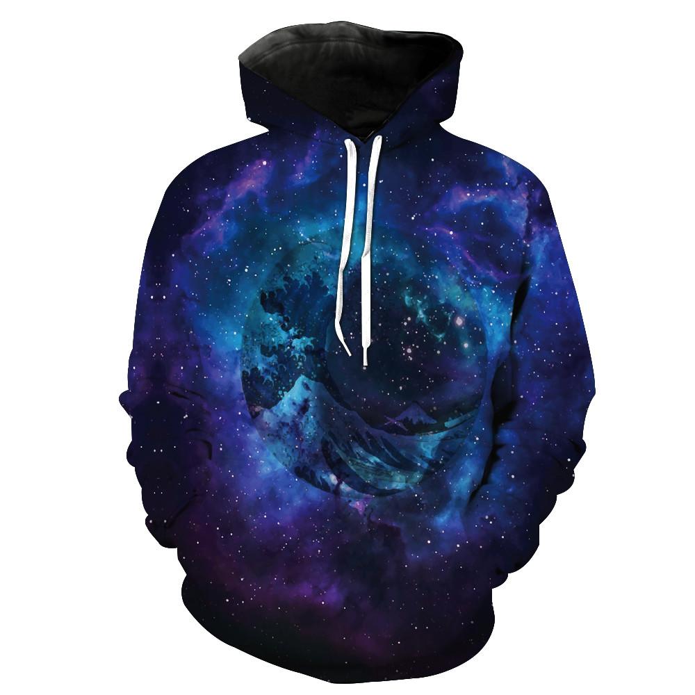 Space Wave Hoodie