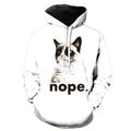 Nope Cat Hoodie
