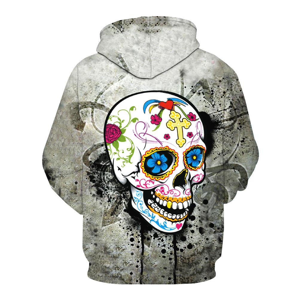 Dia de los Muertos Day of the Dead Skull Hoodie
