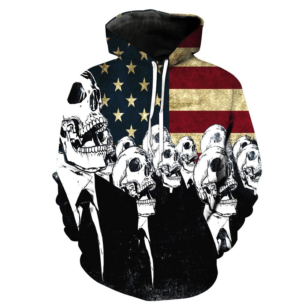 Skeleton Of America Hoodie