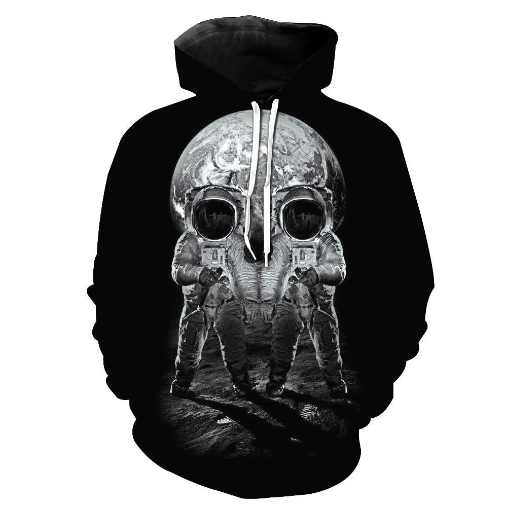 Astronaut Skull Hoodie