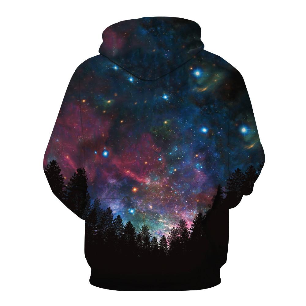 Stars Shining In The Night Sky Hoodie