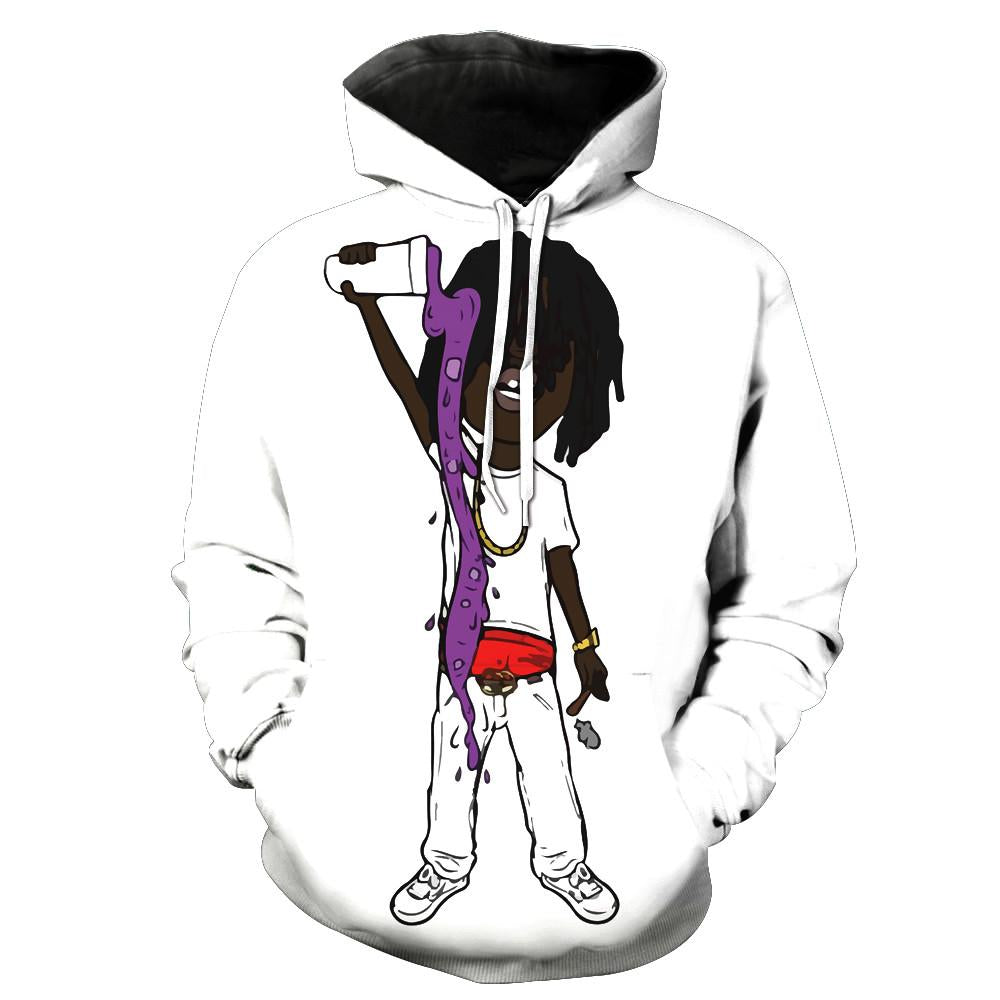 Chief Keef Pouring Lean Hoodie