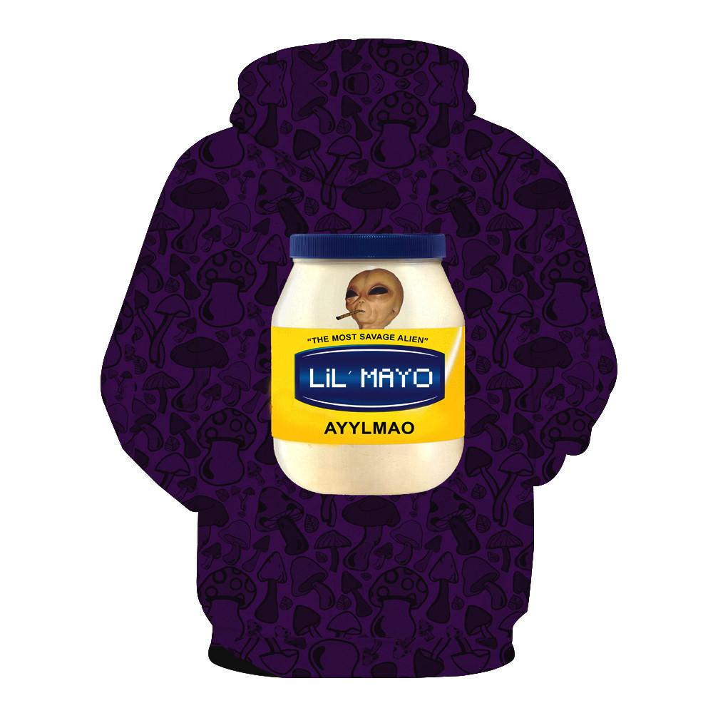 RIPNDIP's Lil Mayo The Most Savage Alien Hoodie