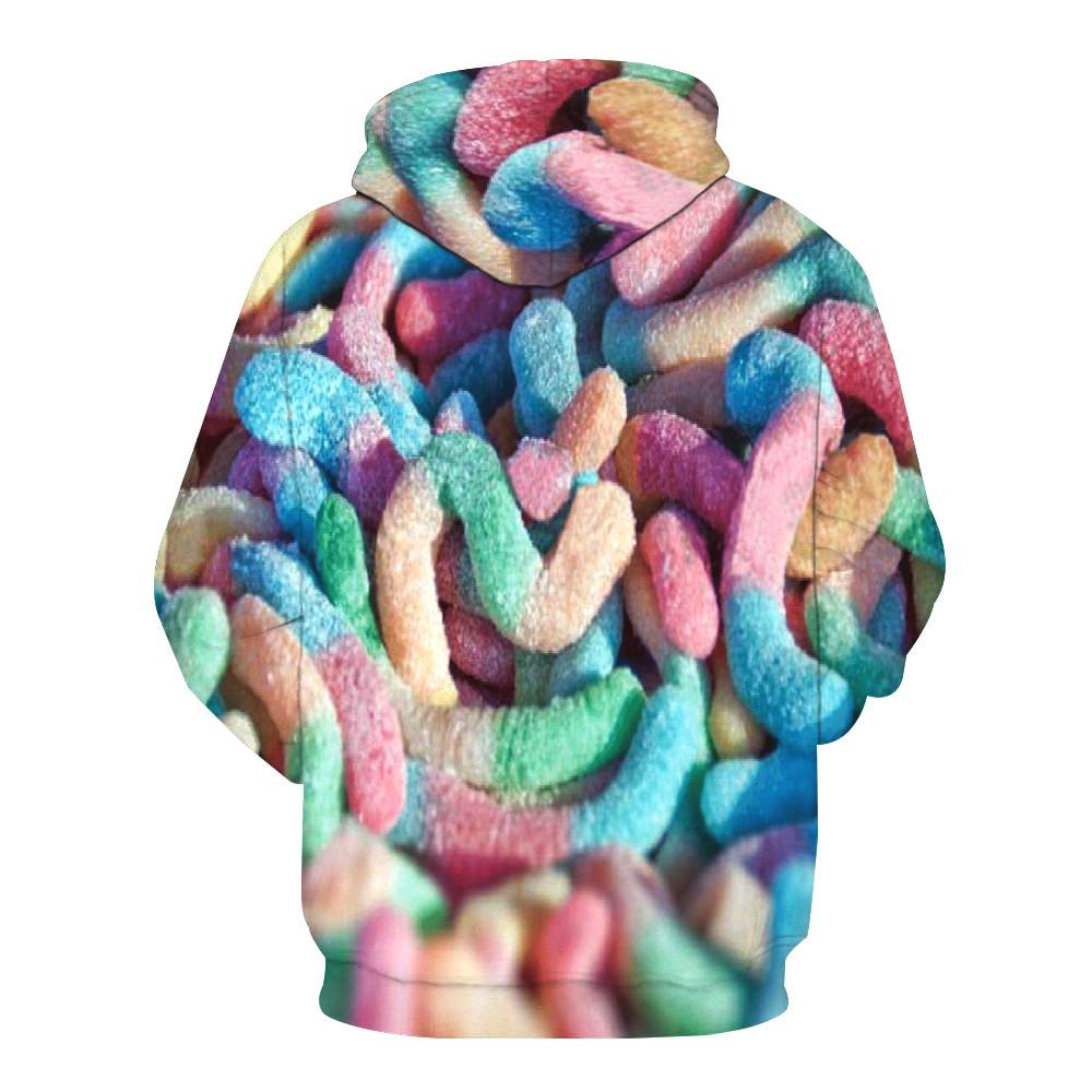 Sour Gummy Worms V2 Hoodie