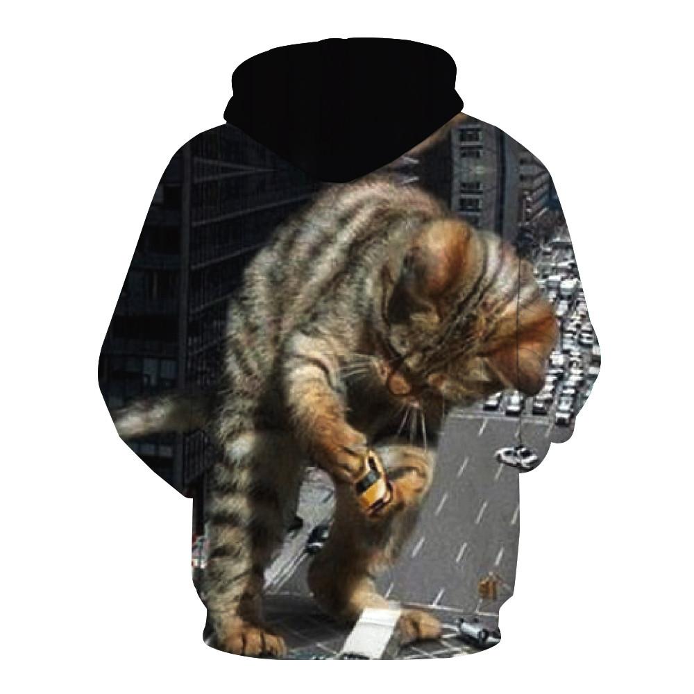 Cat Godzilla Hoodie
