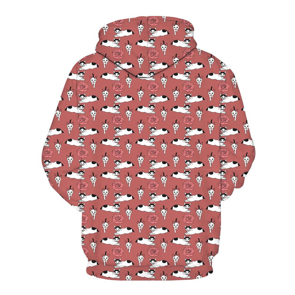 Cats & Roses Hoodie
