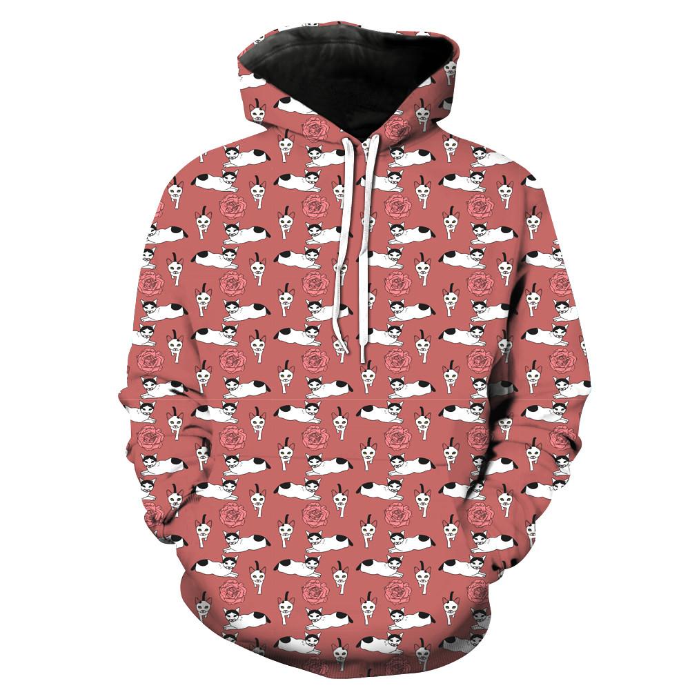 Cats & Roses Hoodie