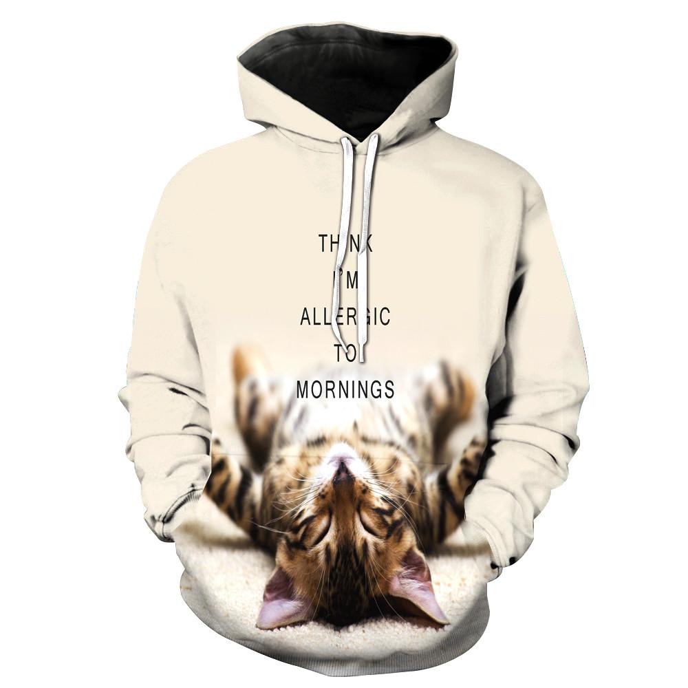 I Think I'm Allergic To Mornings Hoodie