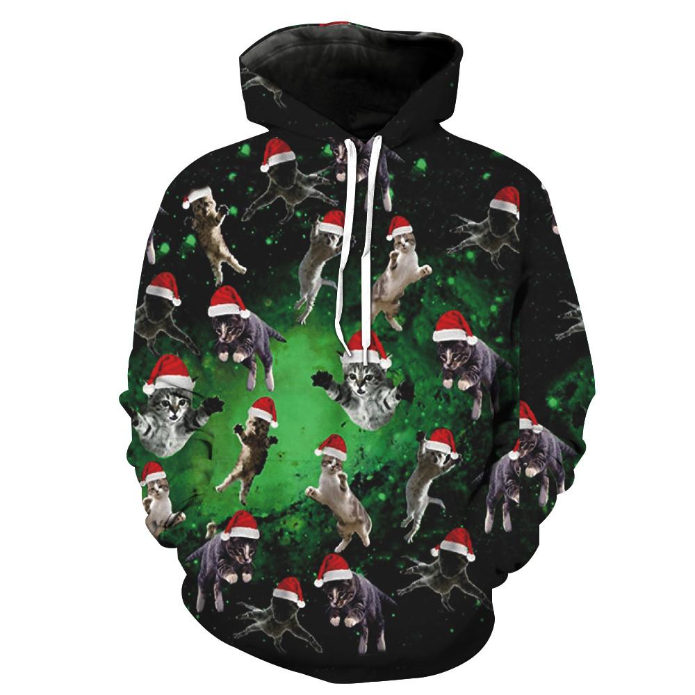 Christmas Cats Hoodie