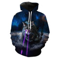Fatty on Earth Fighting Evil Hoodie