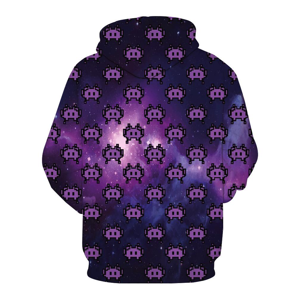 Alien Monster Emoji Hoodie