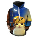 Taco Pirate Cat Hoodie