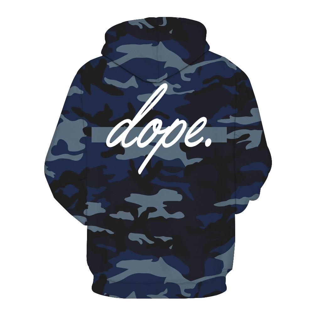 dope. Camouflage Hoodie
