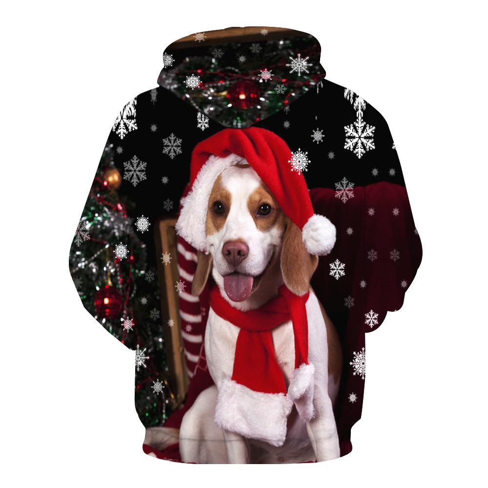 Christmas Santa Claus Dog Hoodie