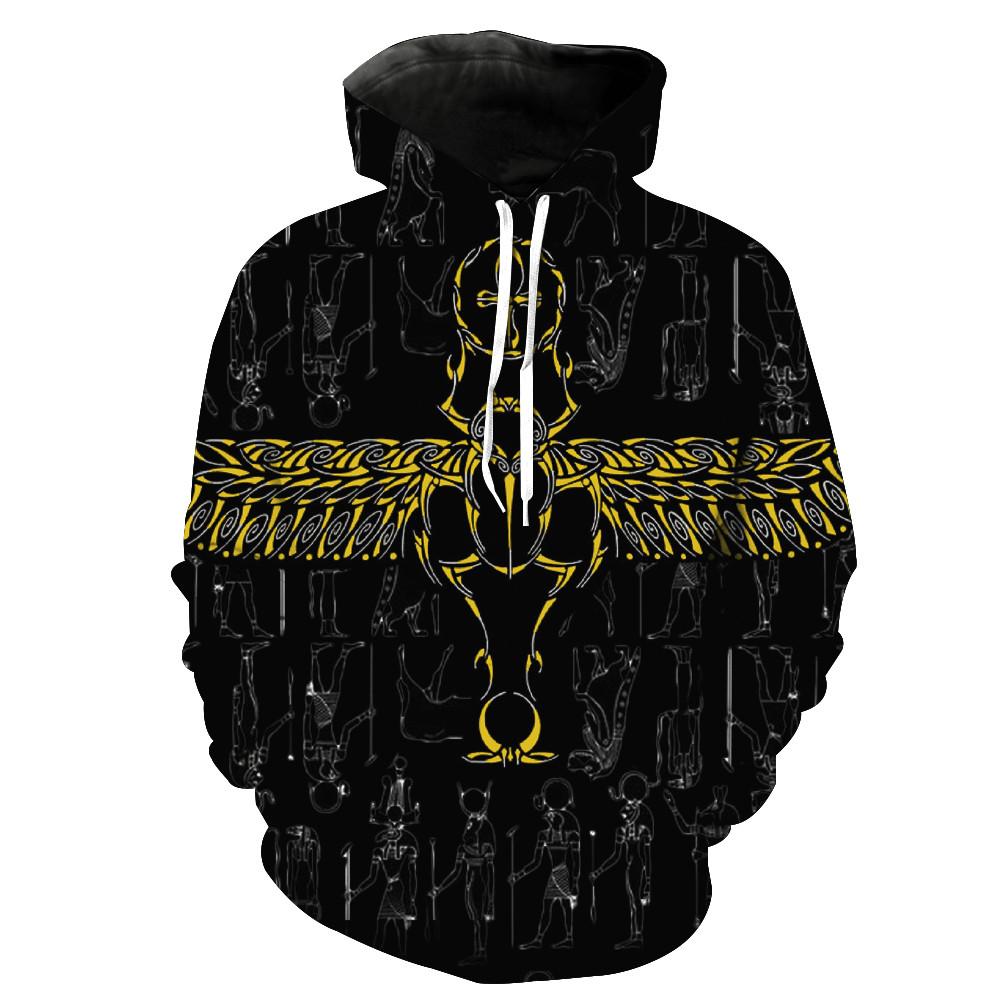 Gold Egyptian Eagle Hoodie