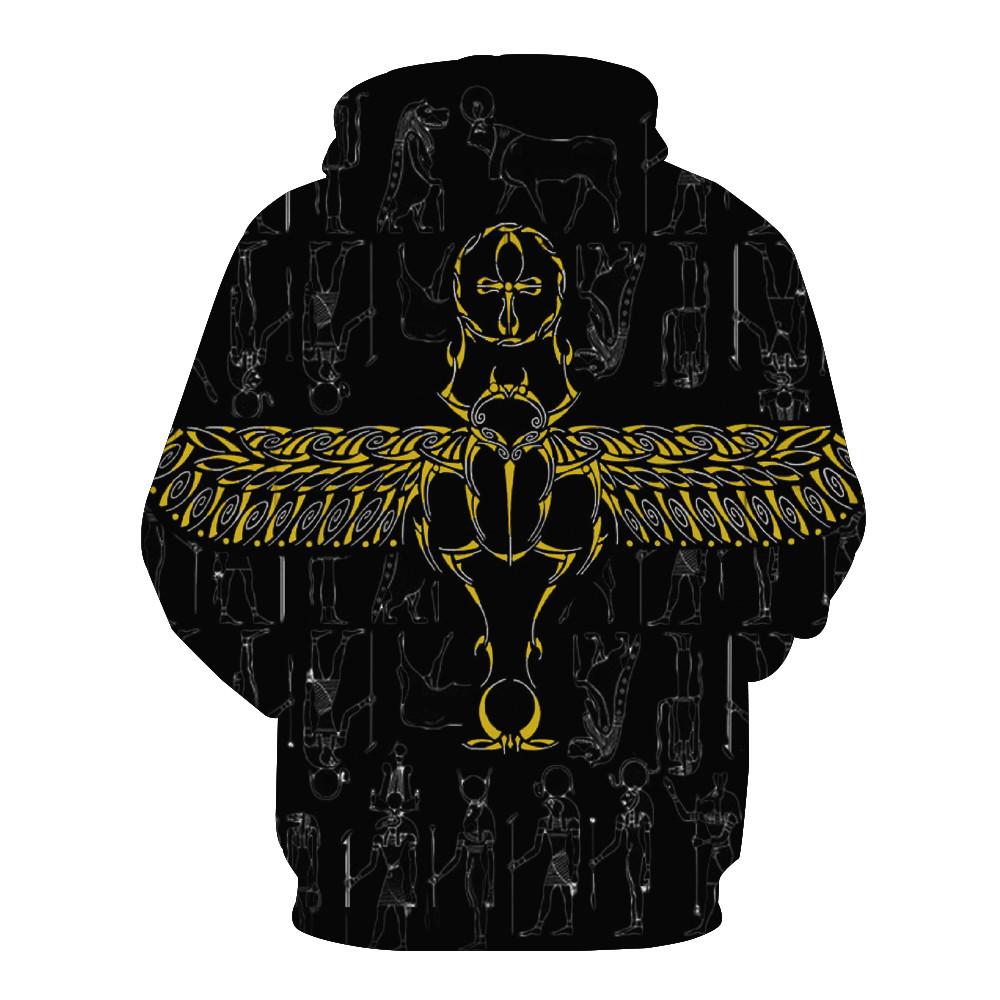 Gold Egyptian Eagle Hoodie