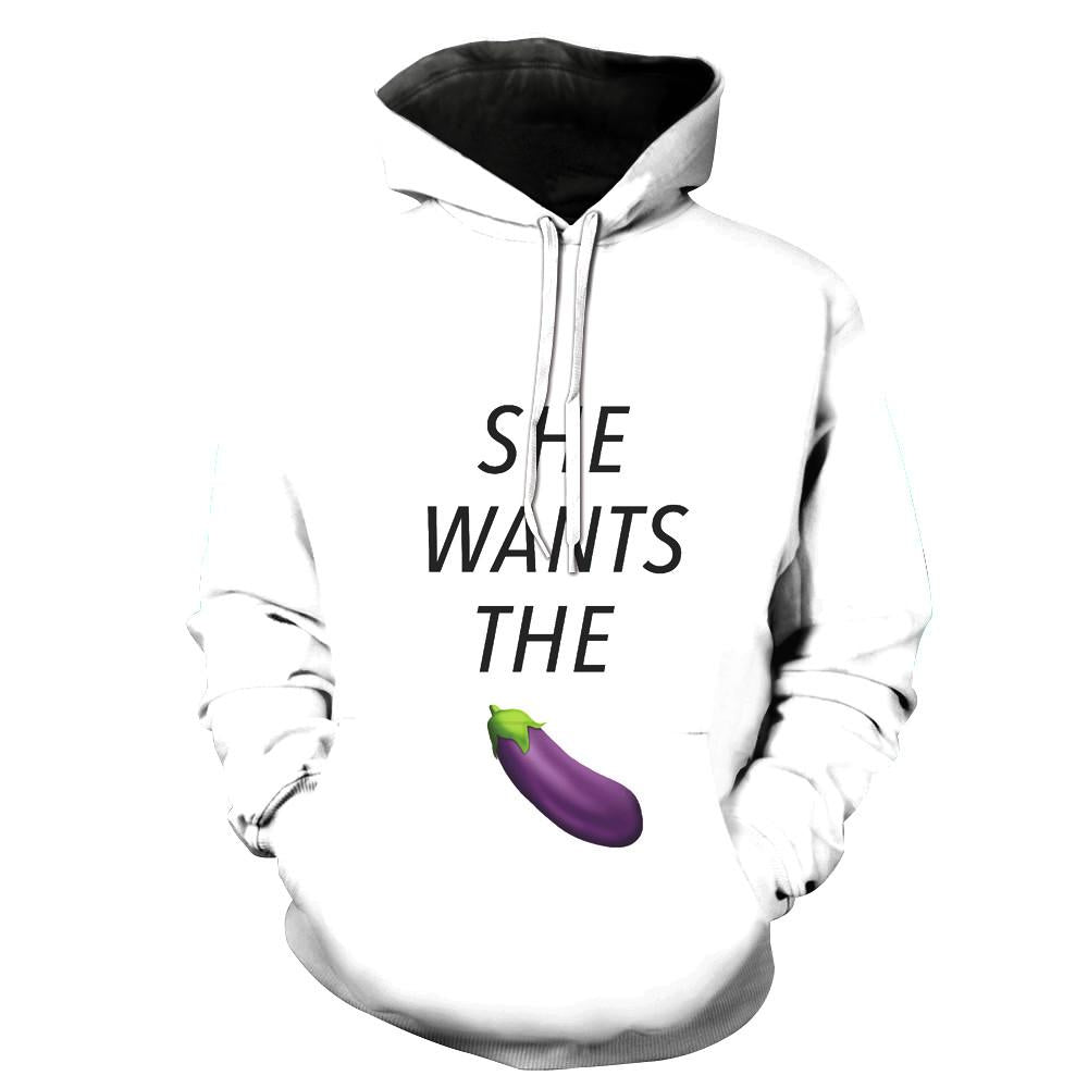 She Wants The Eggplant Hoodie