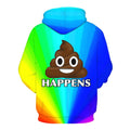 Shit Happens Poop Emoji Hoodie