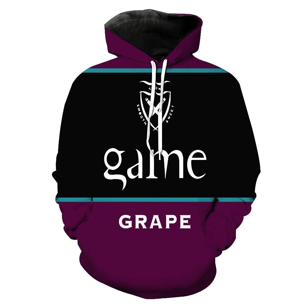 Slow Smooth Sweet Game Grape Hoodie