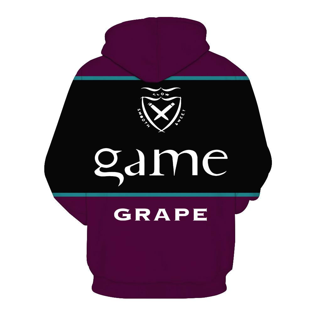 Slow Smooth Sweet Game Grape Hoodie