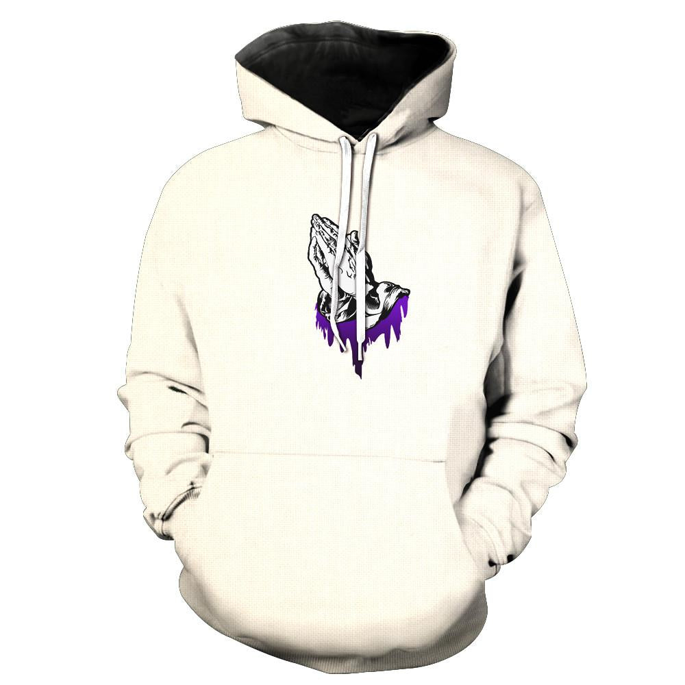 Drake 6 God Dripping Lean Praying Hands Hoodie