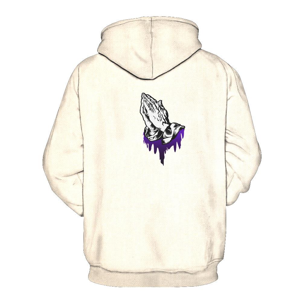 Drake 6 God Dripping Lean Praying Hands Hoodie